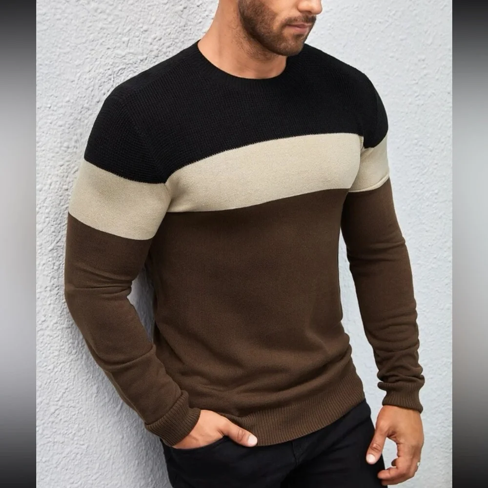 Colorblock Sweater ⌚️ - Picture 1 of 4